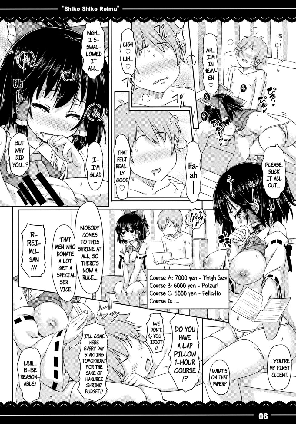 Hentai Manga Comic-Shikoshiko Reimu-Read-7